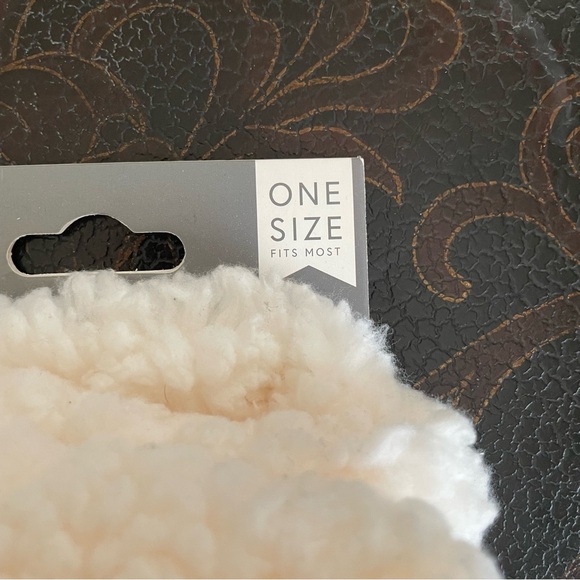 Antonio Plush Sherpa Slipper Socks NWT - Picture 3 of 7